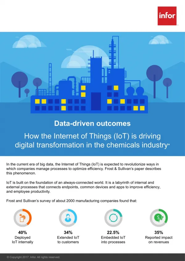 How IoT is driving Digital Transformation in the Chemicals Industry | Infor Chemicals