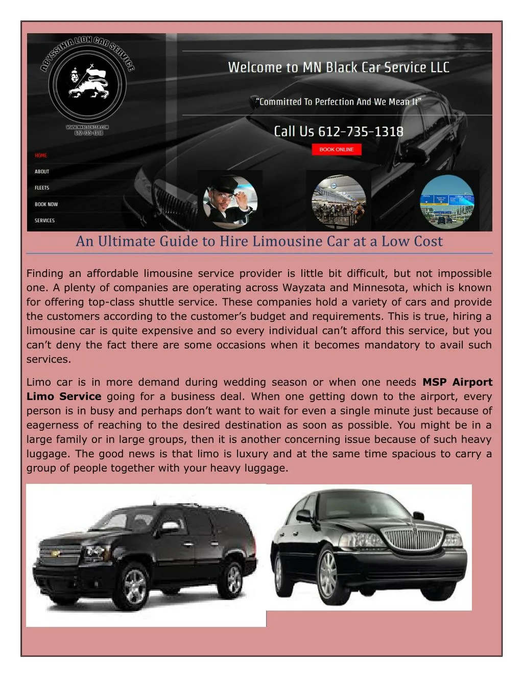 an ultimate guide to hire limousine