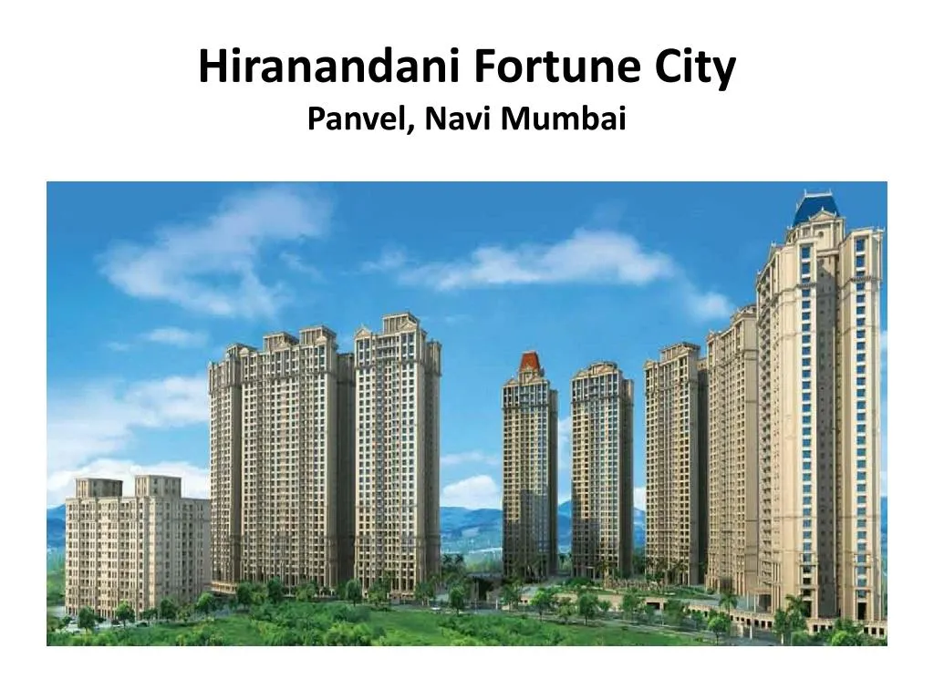 hiranandani fortune city panvel navi mumbai