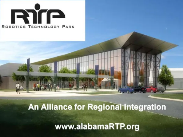 An Alliance for Regional Integration alabamaRTP