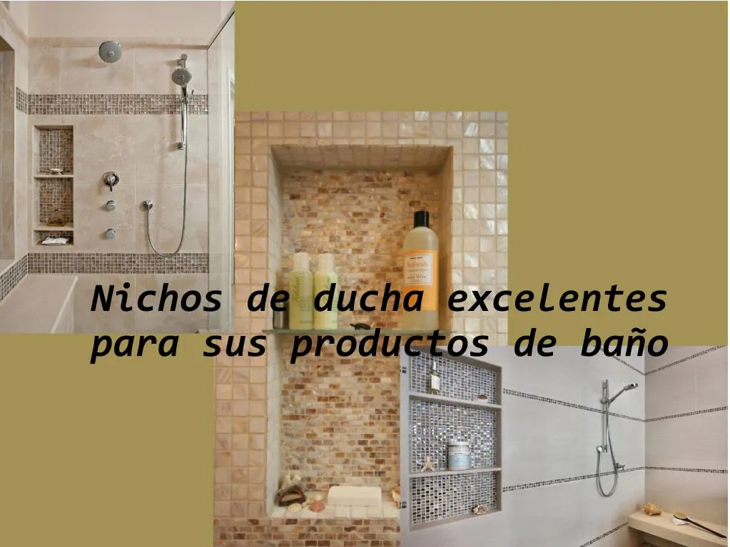nichos de ducha excelentes para sus productos