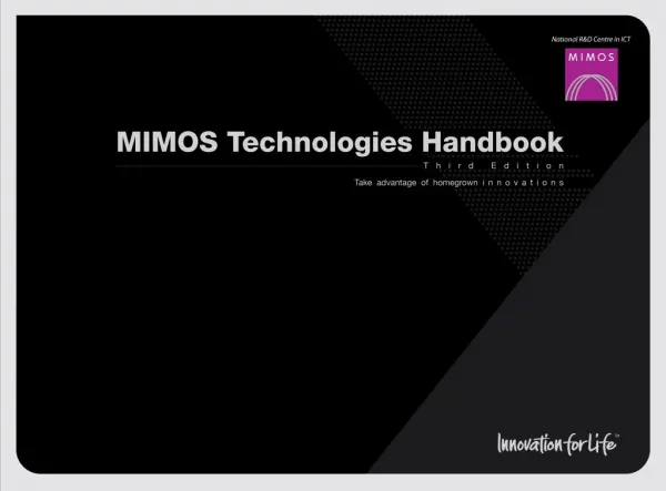 Mimos Technologies Handbook - 3rd Edition