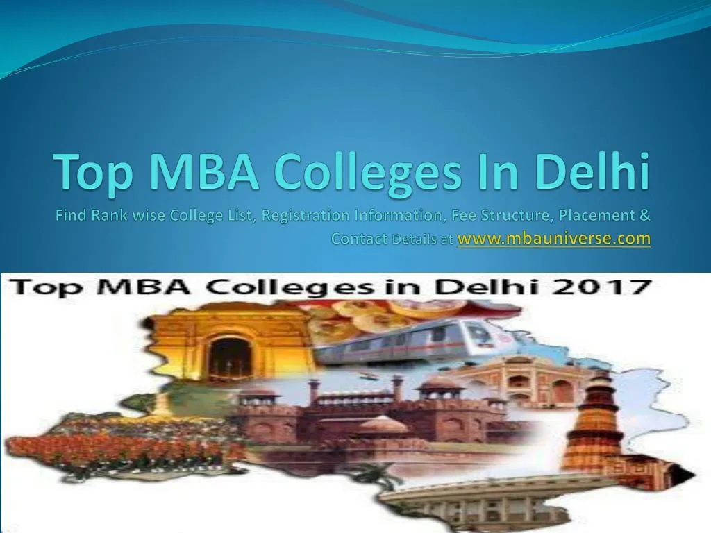 top mba colleges in delhi find rank wise college