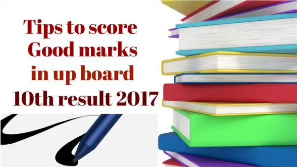 Tips to score good marks in up board 10th result 2017