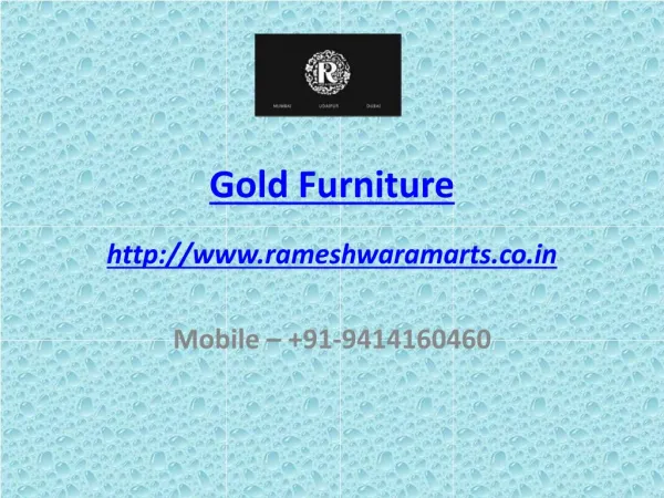 Gold Furniture