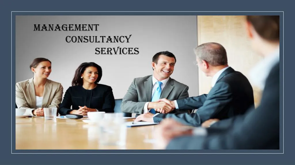management consultancy services