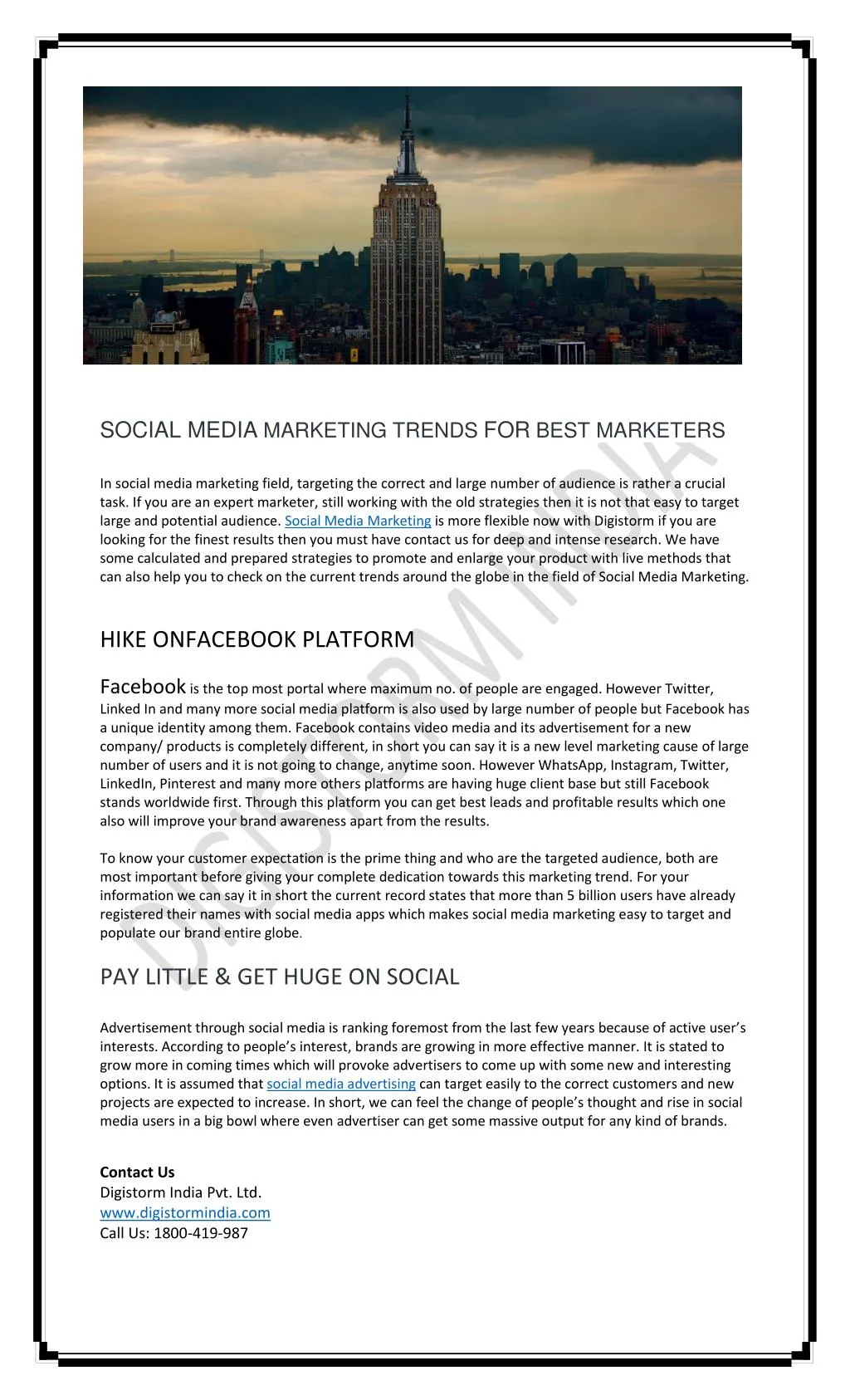 social media marketing trends for best marketers