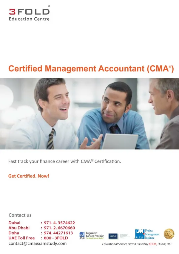 CMA Certification Preparation