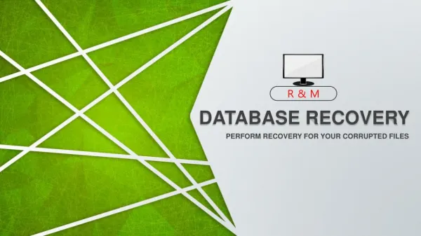Database Recovery Software