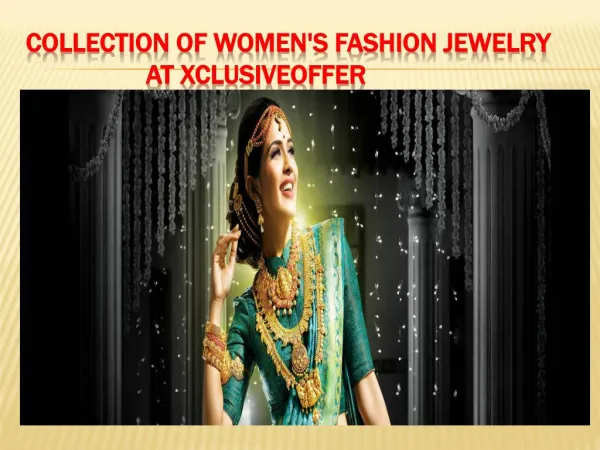 Collection of fashion jewelry at xclusiveoffer