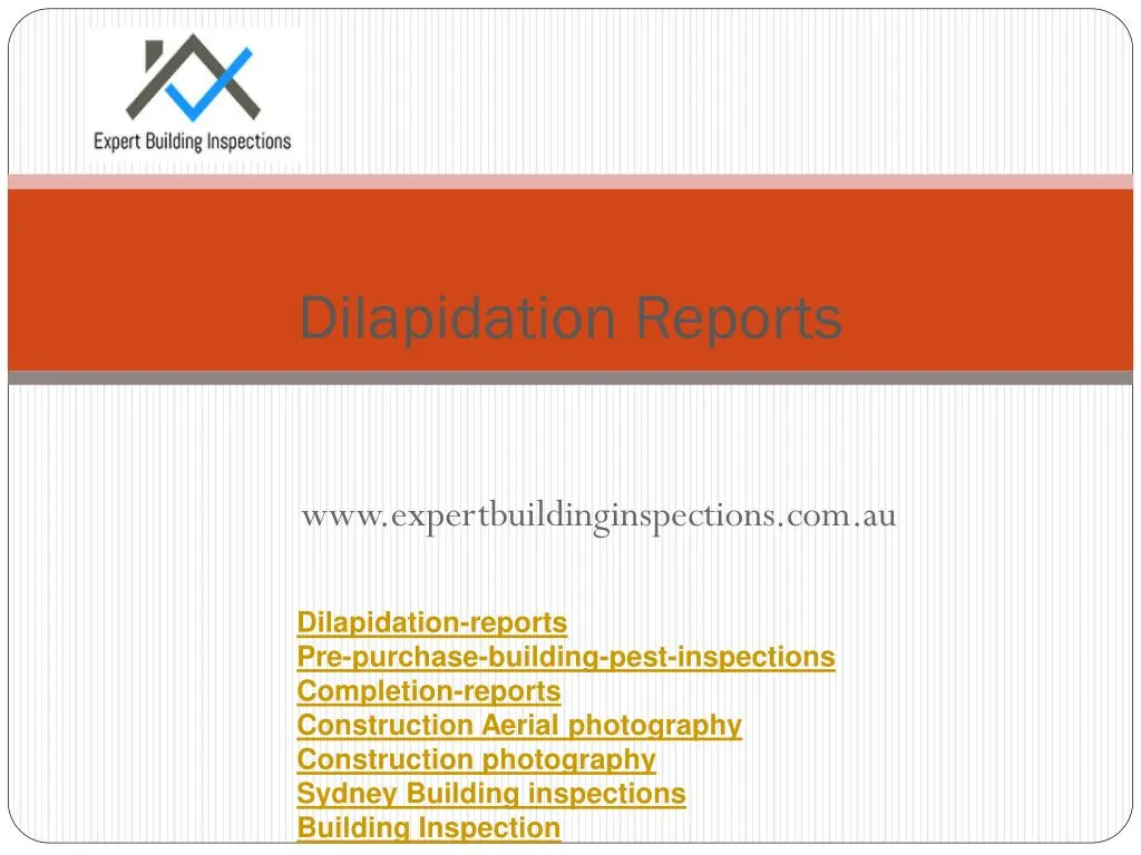 dilapidation reports