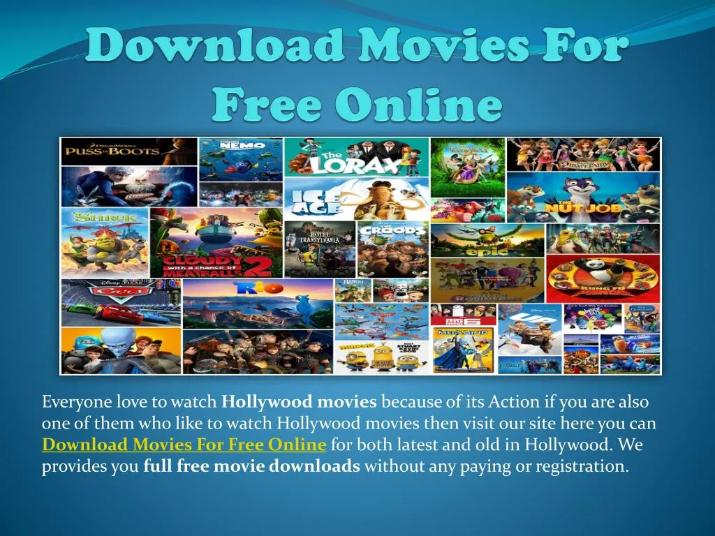 download movies for free online