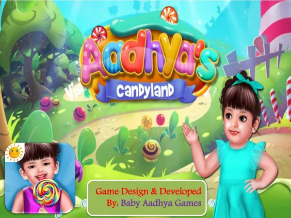 Aadhya's Candyland Game for Kids