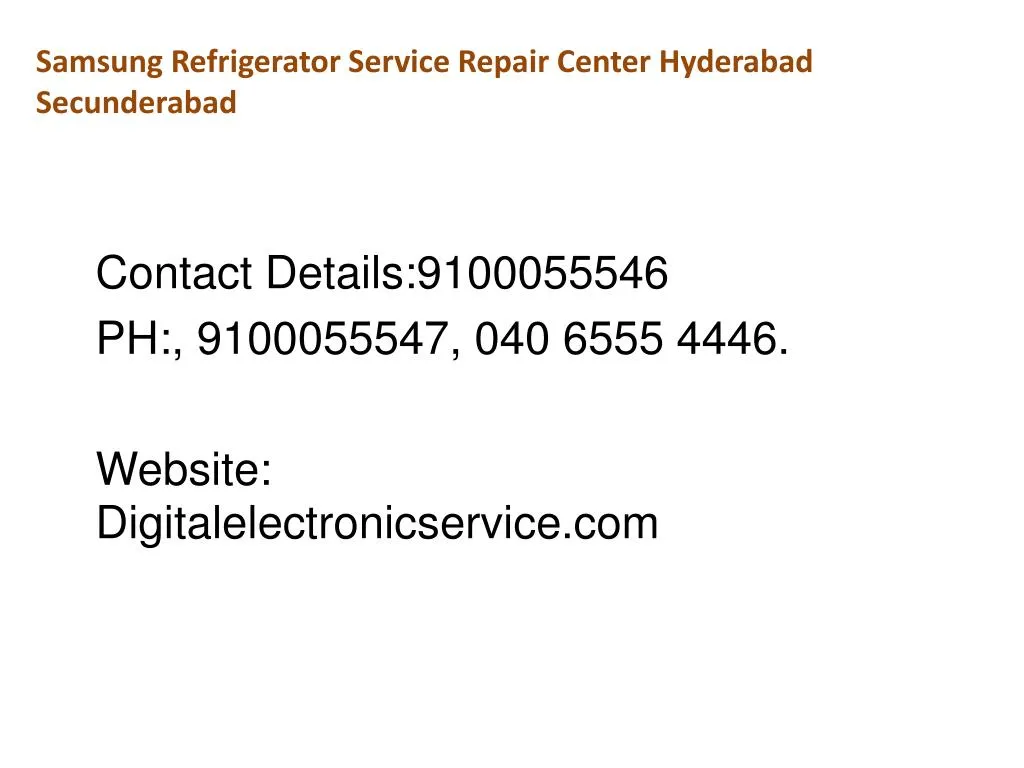 samsung refrigerator service repair center hyderabad secunderabad