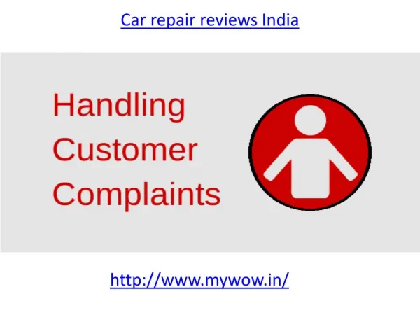 Who is the best car repair reviews India