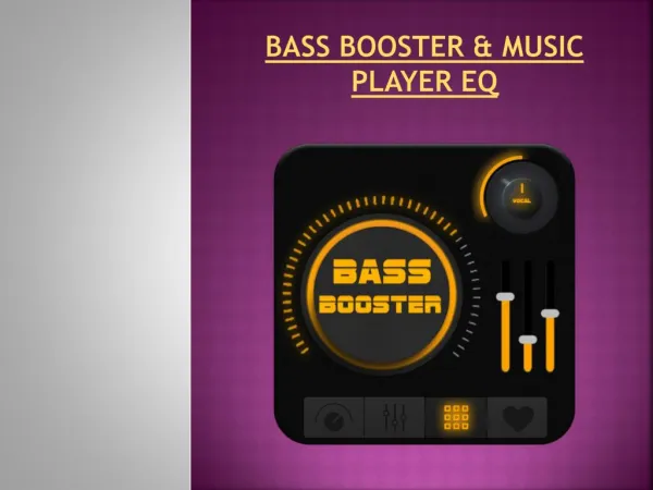 Bass Booster & Music Player Equalizer