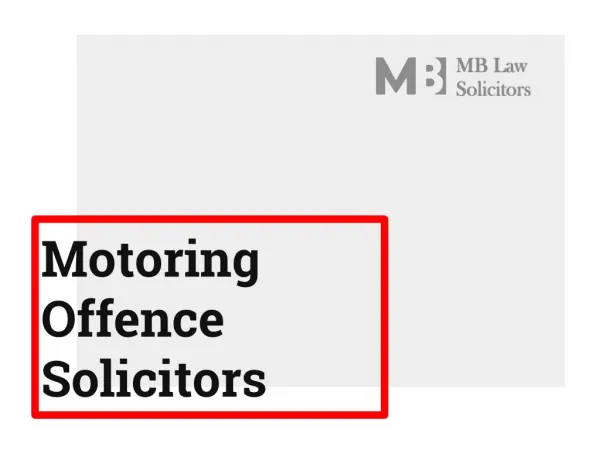 Motoring Offence Solicitors United Kingdom | Careless, Drink & Drug Offences