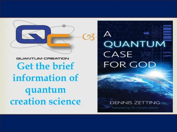 Learn about quantum creation