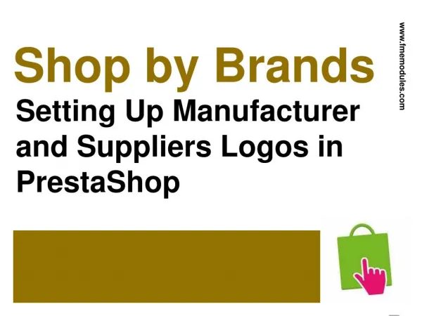 Brand and Manufacturer Logos in PrestaShop