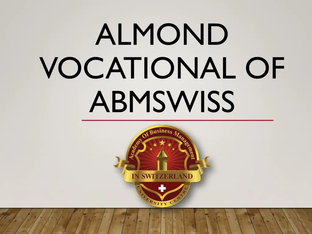 almond vocational of abmswiss