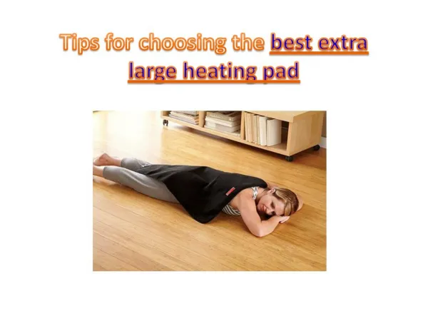 the best extra large heating pads