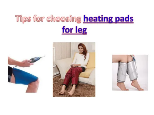 heating pads for leg