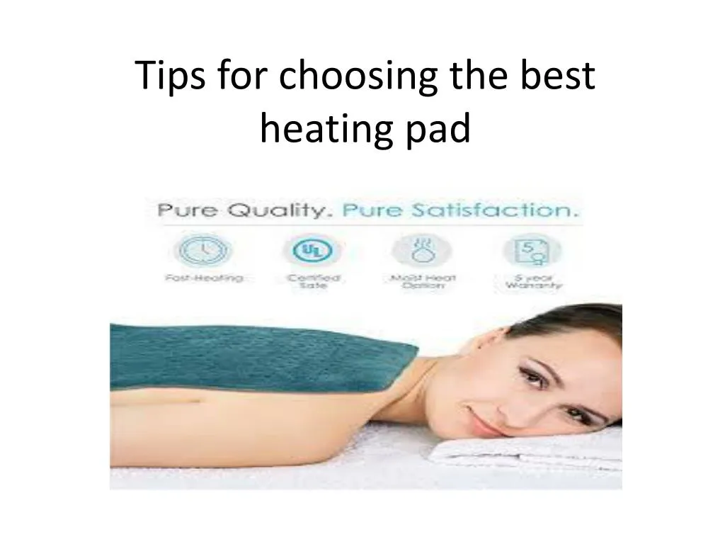 tips for choosing the best heating pad