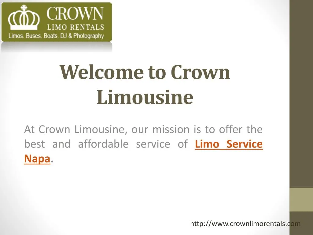welcome to crown limousine