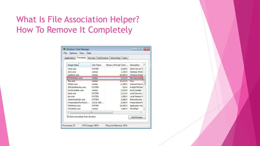 what is file association helper how to remove it completely