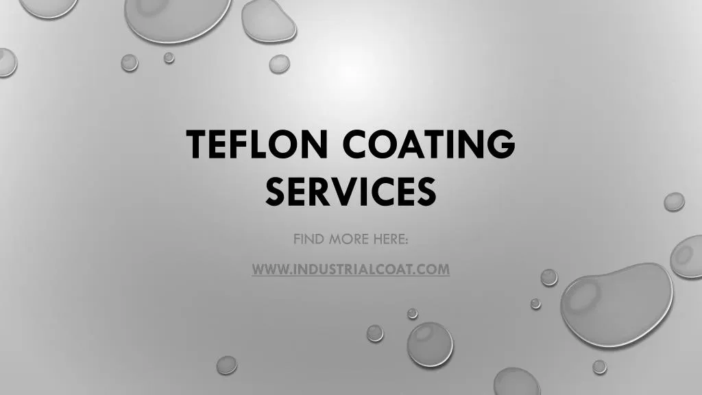 teflon coating services