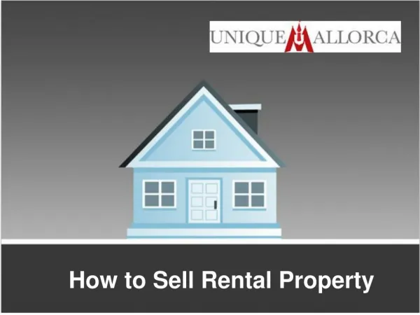 How to Sell Rental Property
