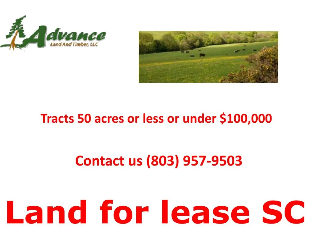 tracts 50 acres or less or under 100 000