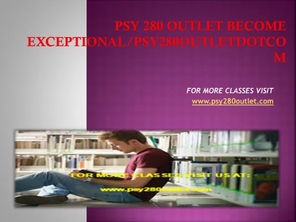 psy 280 outlet Become Exceptional/psy280outletdotcom