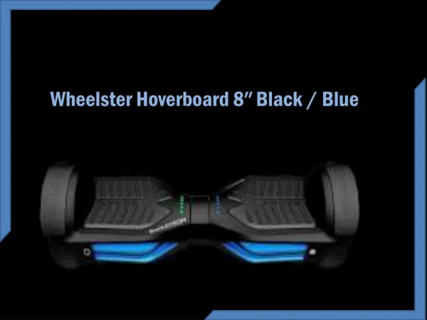 Wheelster Hoverboard 8? Black / Blue