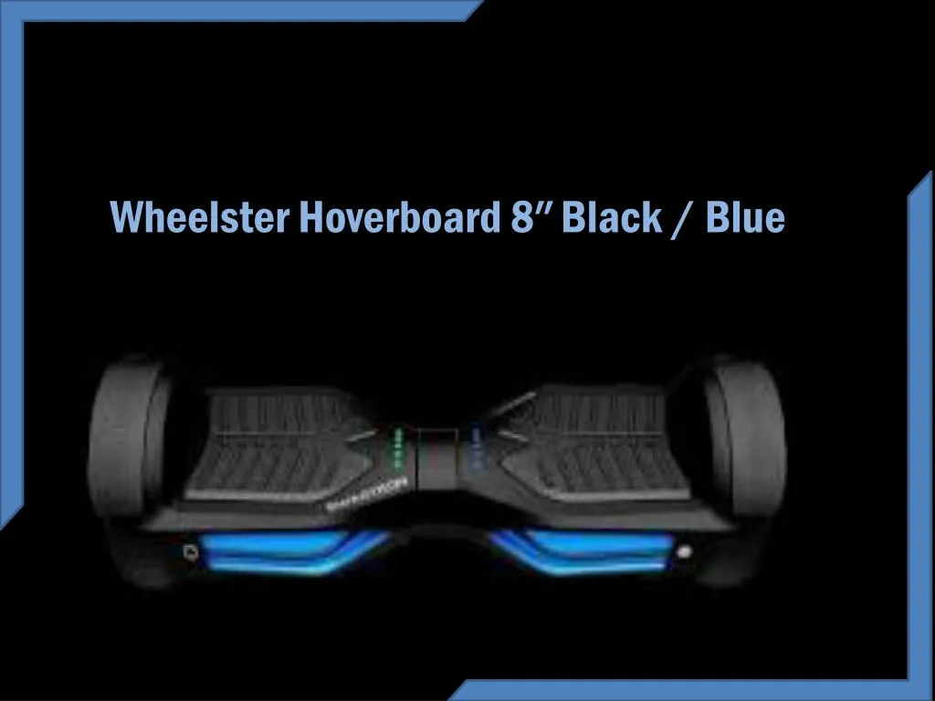 wheelster hoverboard 8 black blue