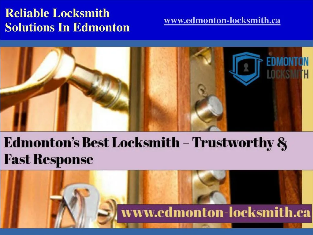 reliable locksmith solutions in edmonton