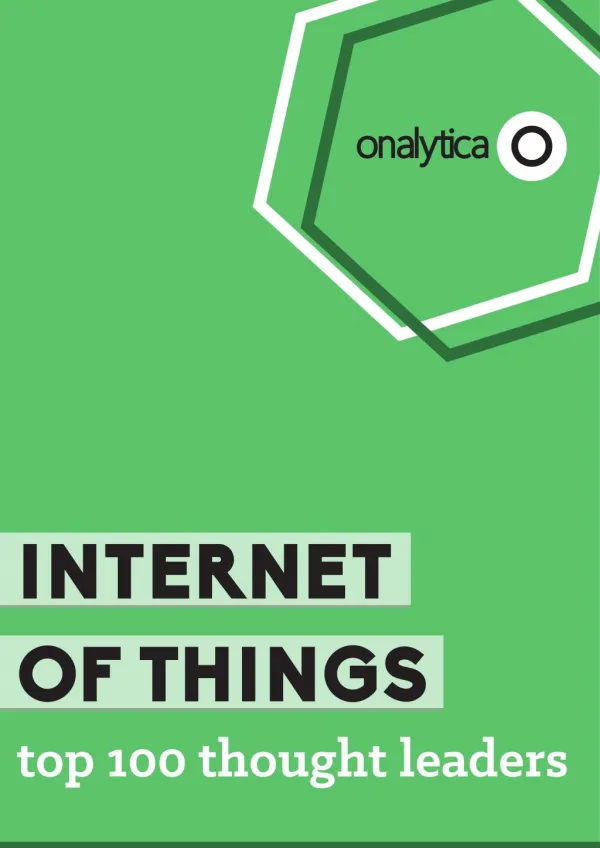2014 Top 100 internet of Things (IOT) Thought Leaders by onalytica