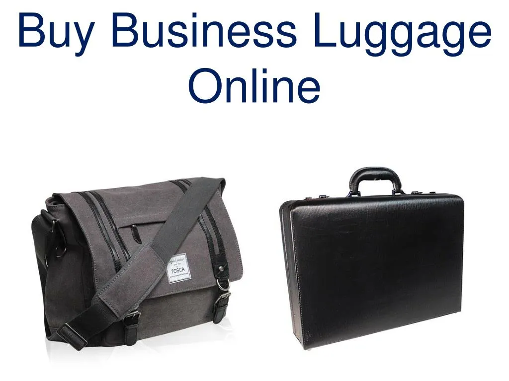 buy business luggage online