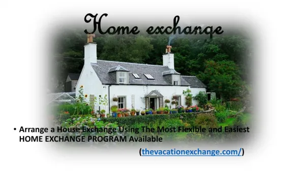 Home exchange Service