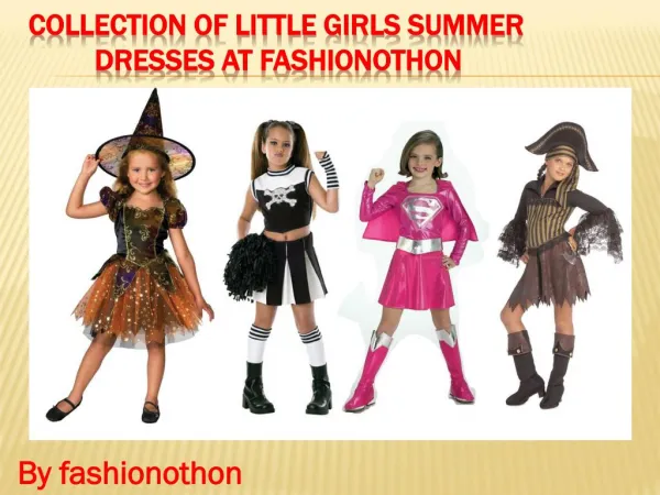 Collection of little girls summer dresses at fashionothon