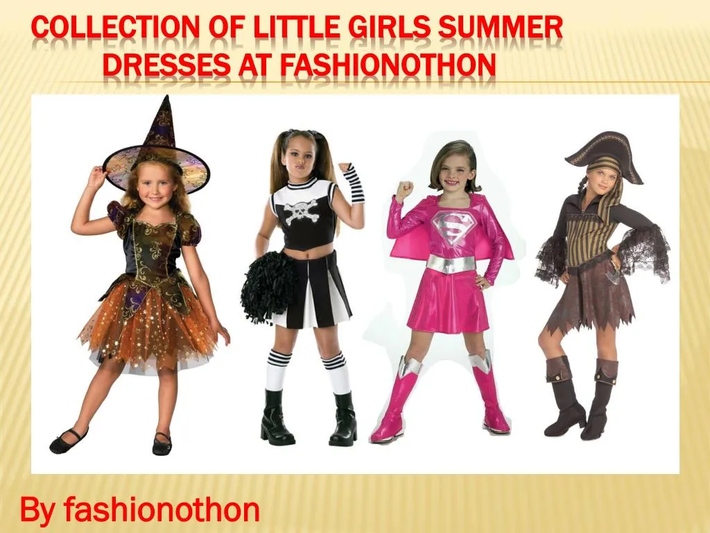 collection of little girls summer dresses at fashionothon