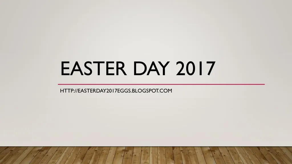 easter day 2017