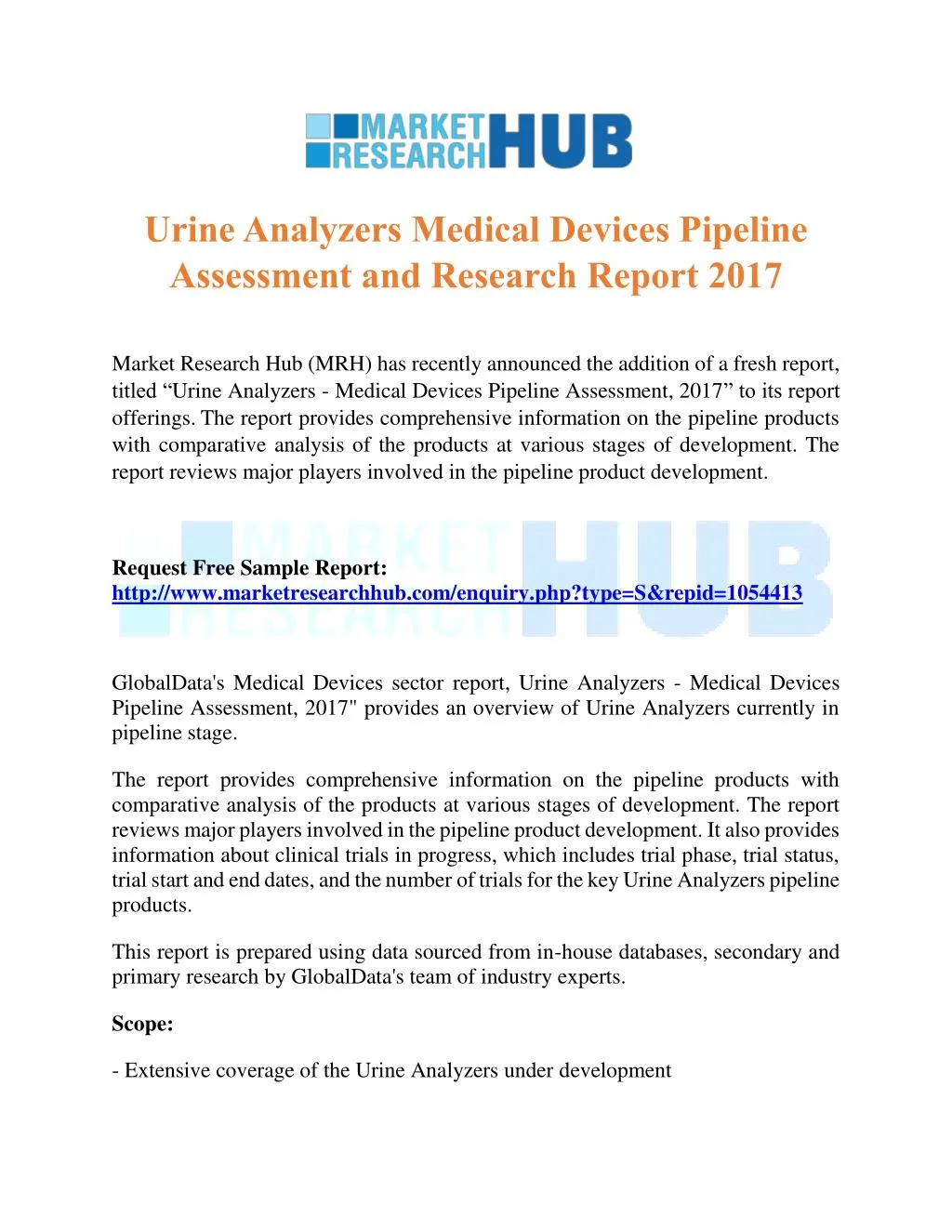 urine analyzers medical devices pipeline