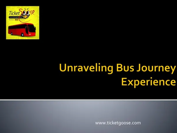 Unraveling Bus Journey Experience