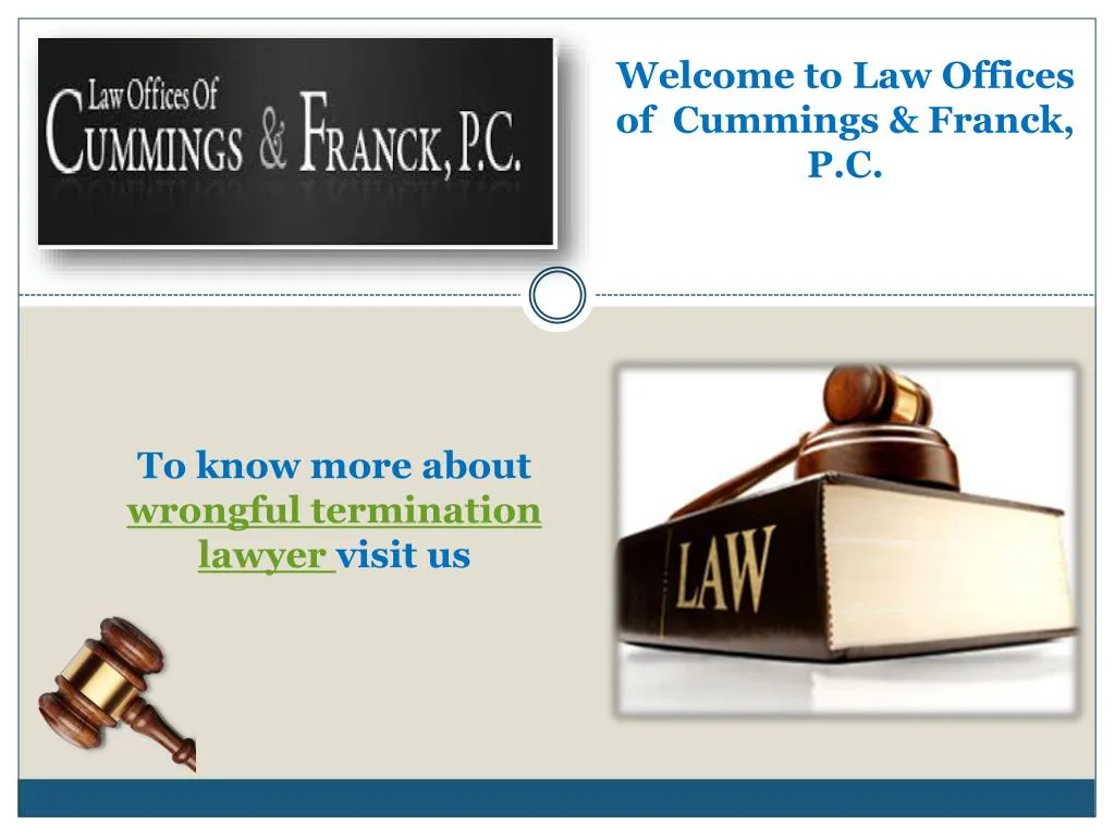 welcome to law offices of cummings franck p c