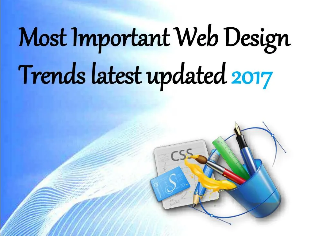 most important web design most important