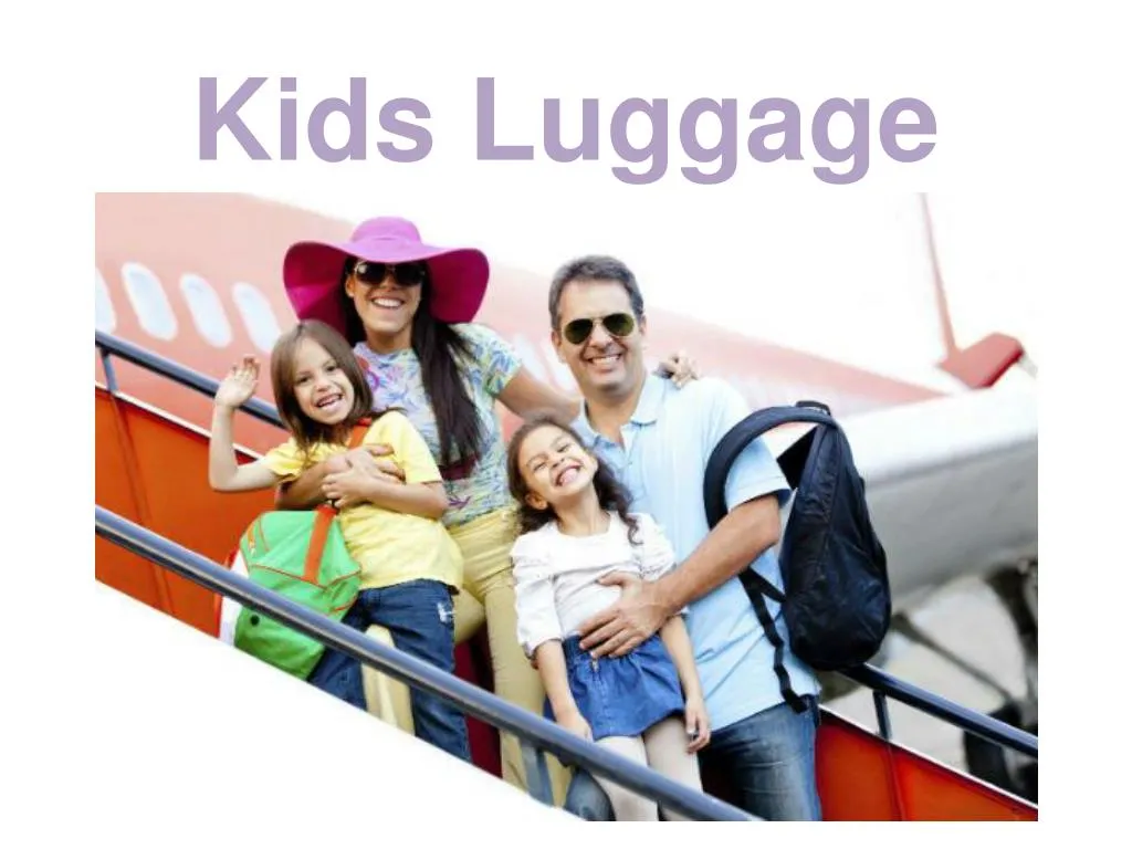 kids luggage