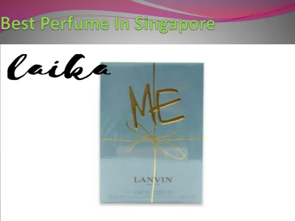 Best Perfume In Singapore