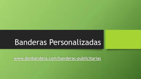 banderas personalizadas