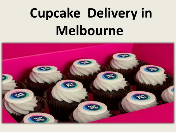 Cupcakes Delivery in Melbourne